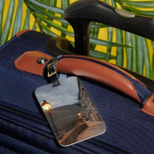Elegant with natural landscapes luggage tag