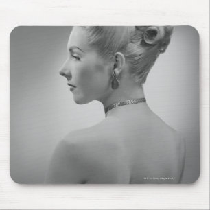 Elegant Woman Mouse Pad