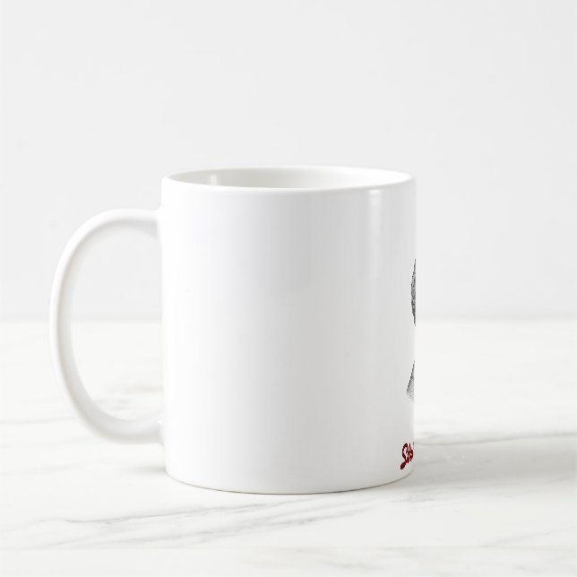 Elegant Woman Portrait Mug - (Left)