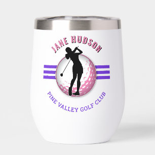 Elegant Women Golfer Design
