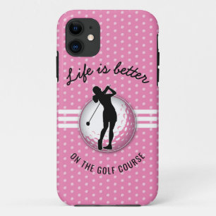 Elegant Women Golfer Design Case-Mate iPhone Case