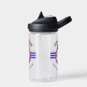 Elegant Women Golfer Design Water Bottle