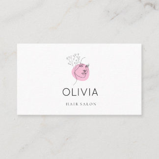 Elegant Women’s Salon Business Card Template | Bea