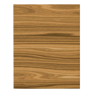 Elegant Wood grain style Faux Canvas Print
