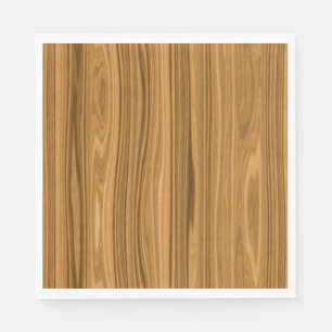 Elegant Wood grain style Napkin