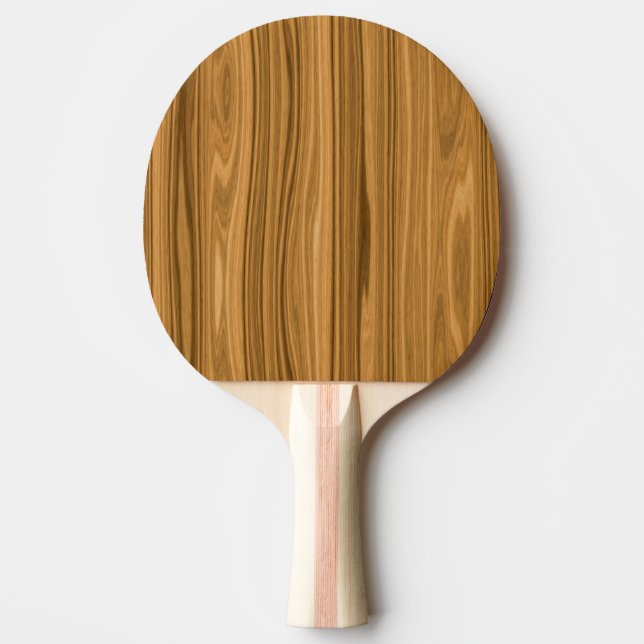 Elegant Wood grain style Ping Pong Paddle (Front)