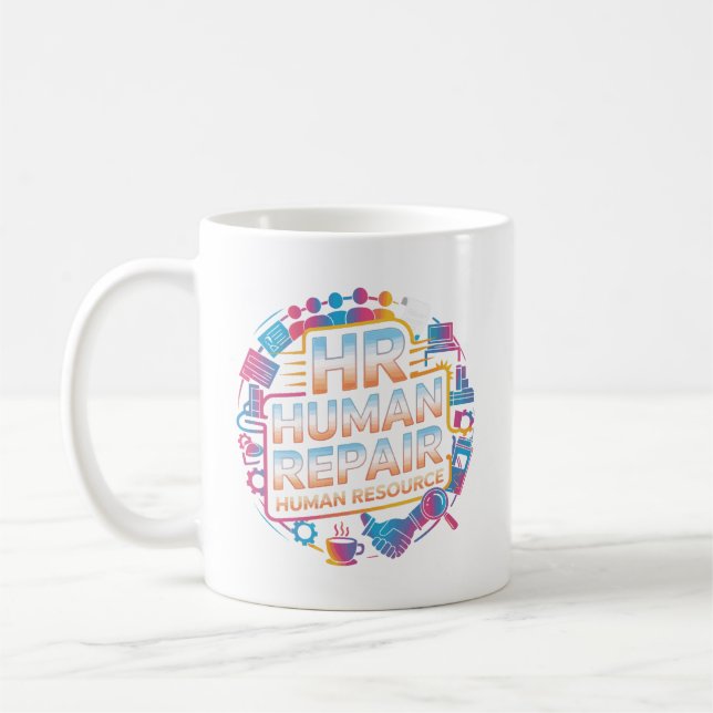 Elegant Workplace Peacekeeper HR Mug Design (Left)