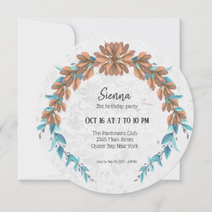 Elegant Wreath for all occassions Invitation