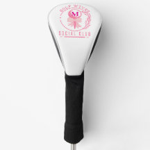 Elegant Wreath Monogram Golf Wives Social Club