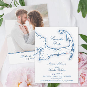 Elegant Wychmere Beach Club Wedding Save The Date