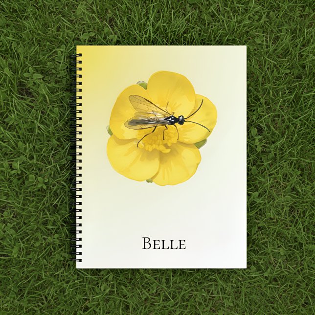 Elegant Yellow Floral Notebook (Creator Uploaded)