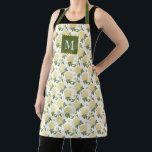 Elegant Yellow Hydragea Floral Monogram Apron<br><div class="desc">Cook with elegance in the Elegant Yellow Hydrangea Floral Monogram Apron,  featuring delicate golden hydrangea blooms and a personalised monogram. Perfect for baking,  cooking,  or hosting,  this apron adds a charming and sophisticated touch to any kitchen. Ideal for those who love floral designs with a custom,  stylish flair.</div>