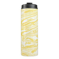 Elegant Yellow Marble: Hand-Drawn Texture