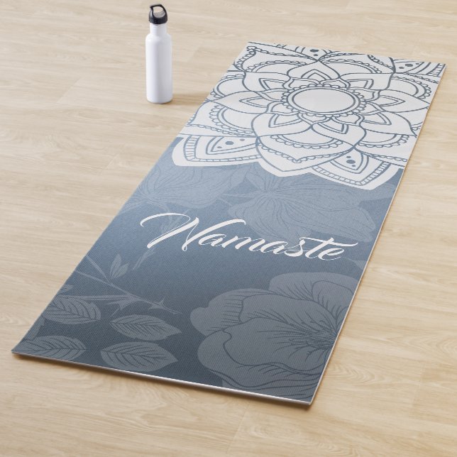 Elegant YOGA Meditation Instructor Mandala Floral Mat (In Situ)