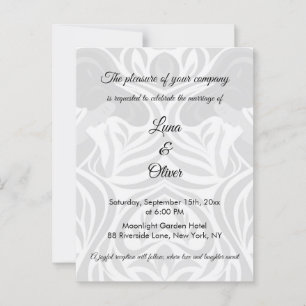 Elegant Yumeji-Inspired Wedding Invitation   MOMO Postcard