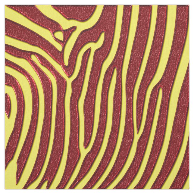 Elegant Zebra Print Fabric (Swatch)
