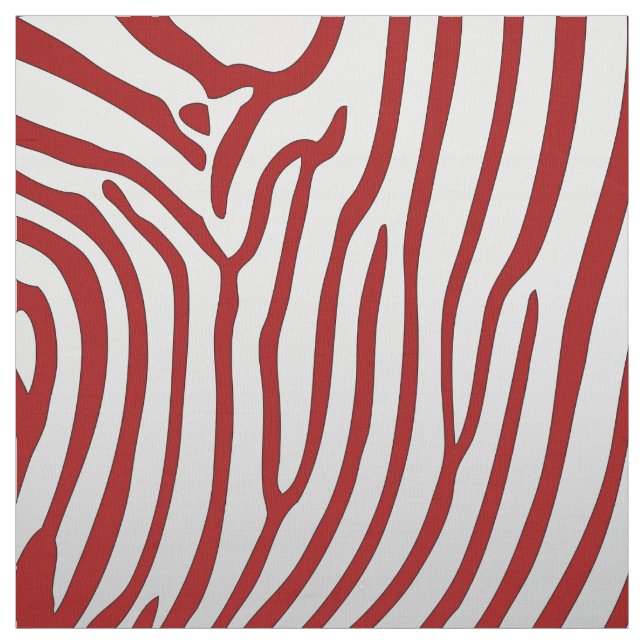 Elegant Zebra Print Fabric (Swatch)