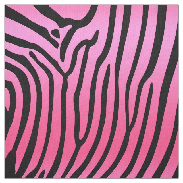 Elegant Zebra Print Fabric (Swatch)