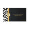 Elegant Zebra Stripes with Black and Gold