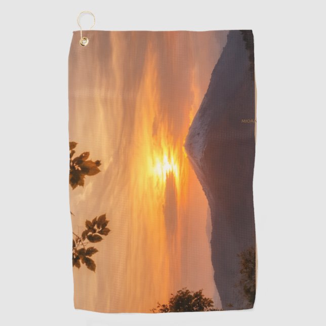 elegante  golf towel (Front)