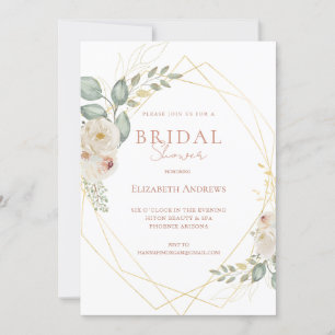Elegantes Brautparty Boho Einladung Invitation