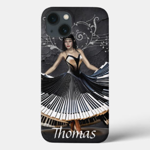 Elegantly dancing woman iPhone 13 case