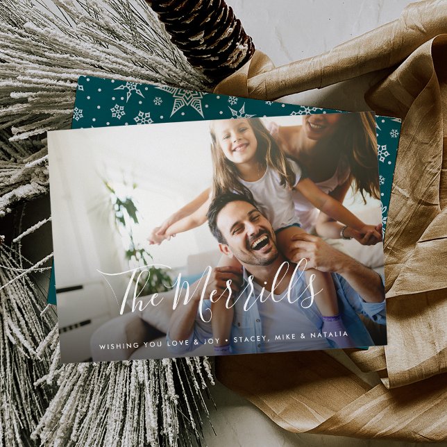 Elegantly Penned | Holiday Photo Card (Creator Uploaded)