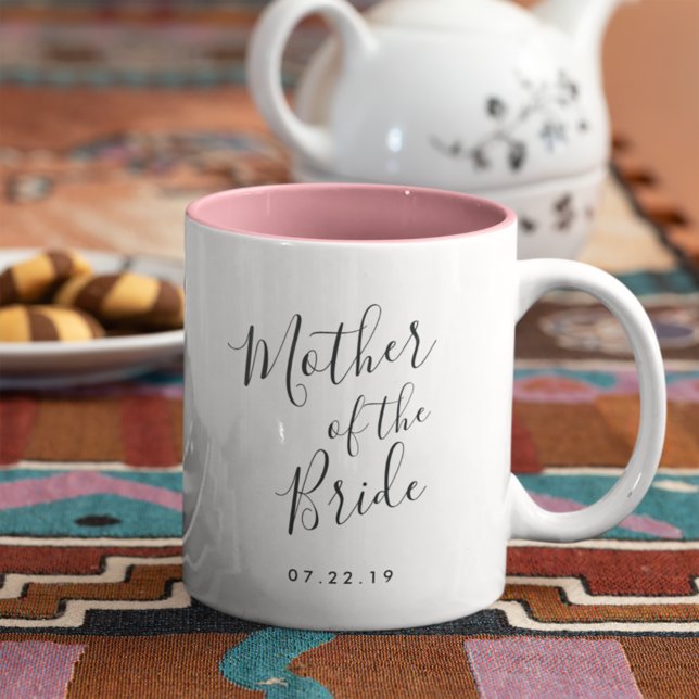 Elegantly Penned | Mother of the Bride Two-Tone Coffee Mug (Creator Uploaded)