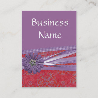 Elegantly Purple Business Card
