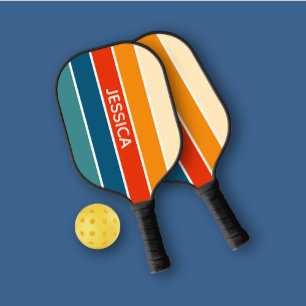 Elegantly Simple Logo Blue Prism Glass Personal Pickleball Paddle