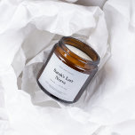 Elegent Last Nerve Candle Label Square Sticker<br><div class="desc">Use " Last Nerve" label for your candle business to create a funny and cute mum gift. Include your company name along with any other additional information of your choosing about your candle or your business.</div>