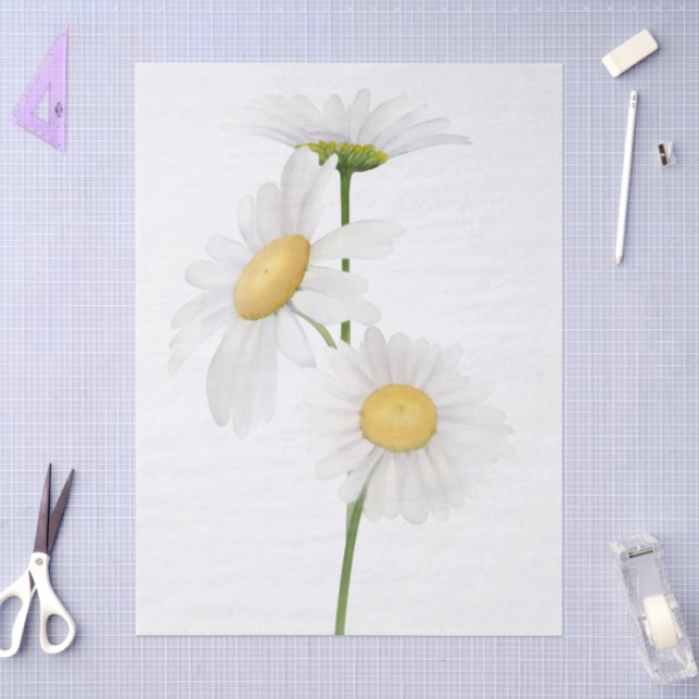 Elegent modren dazie flower tissue paper (Craft)