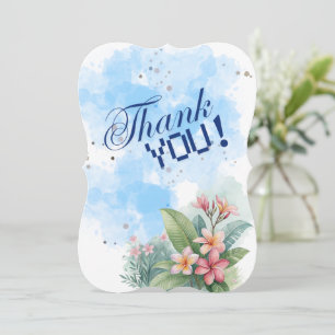 Elegent Pink & White Kath Golap Watercolor card