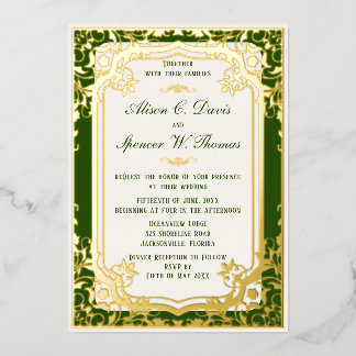 Elegrant Green Wedding 