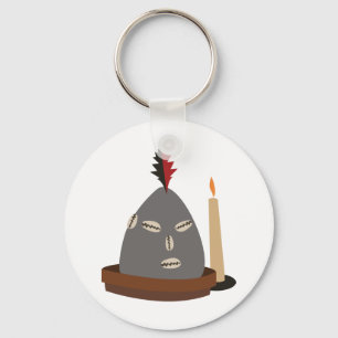 Elegua Statue Key Ring