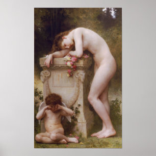 Elegy by William-Adolphe Bouguereau Poster