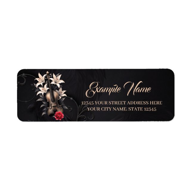 Elegy for a Fallen Song – Romantic Gothic Violin  (Front)