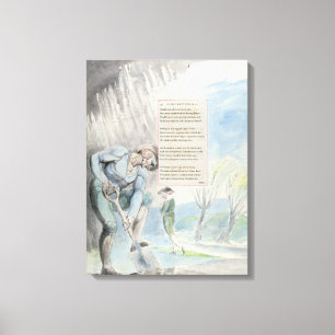 'Elegy written in a Counrty Church-Yard', design 1 Canvas Print