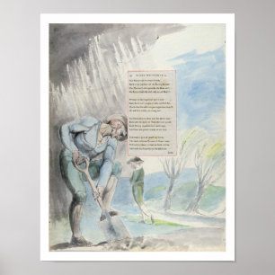 'Elegy written in a Counrty Church-Yard', design 1 Poster