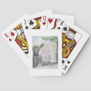 'Elegy written in a Country Church-Yard', design 1 Playing Cards