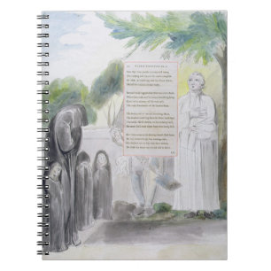 'Elegy written in a Country Church-Yard', design 1 Spiral Notebook