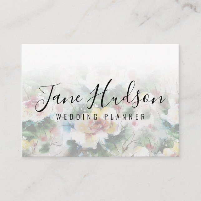 Elelgant Simple Minimalist Editable Business Card (Front)