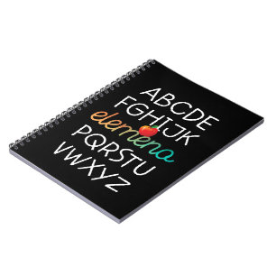 Elemeno Alphabet Preschool Kindergarten - School Notebook