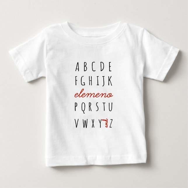 Elemeno Baby T-Shirt (Front)