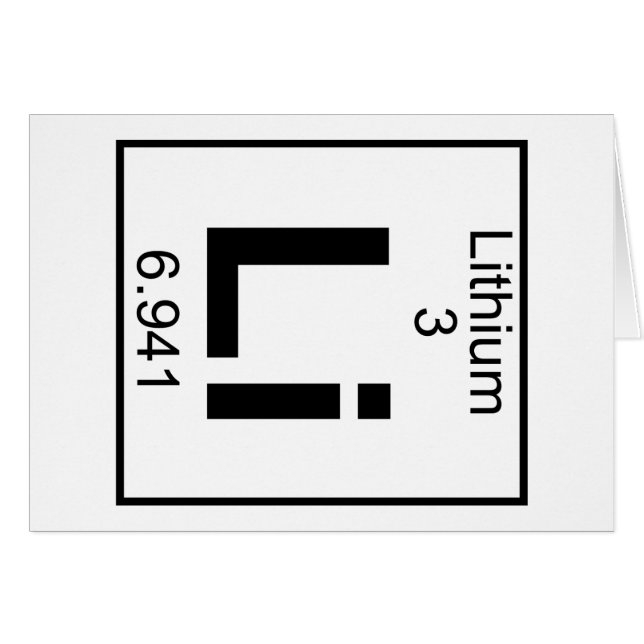 Element 003 - Li - Lithium (Full) (Front Horizontal)