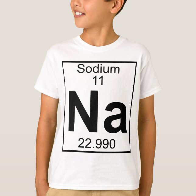 Element 011 - Na - Sodium (Full) T-Shirt (Front)