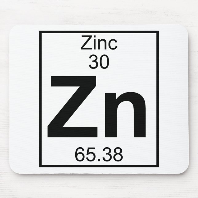 Element 030 - Zn - Zinc (Full) Mouse Pad (Front)