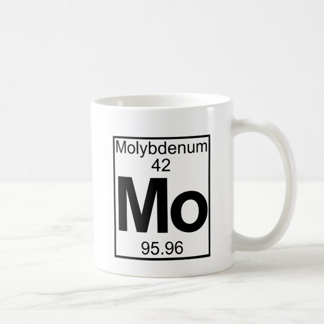 Element 042 - Mo - Molybdenum (Full) Coffee Mug (Right)