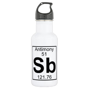 Element 051 - Sb - Antimony (Full) 532 Ml Water Bottle