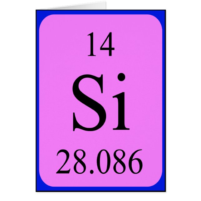 Element 14 card - Silicon (Front)